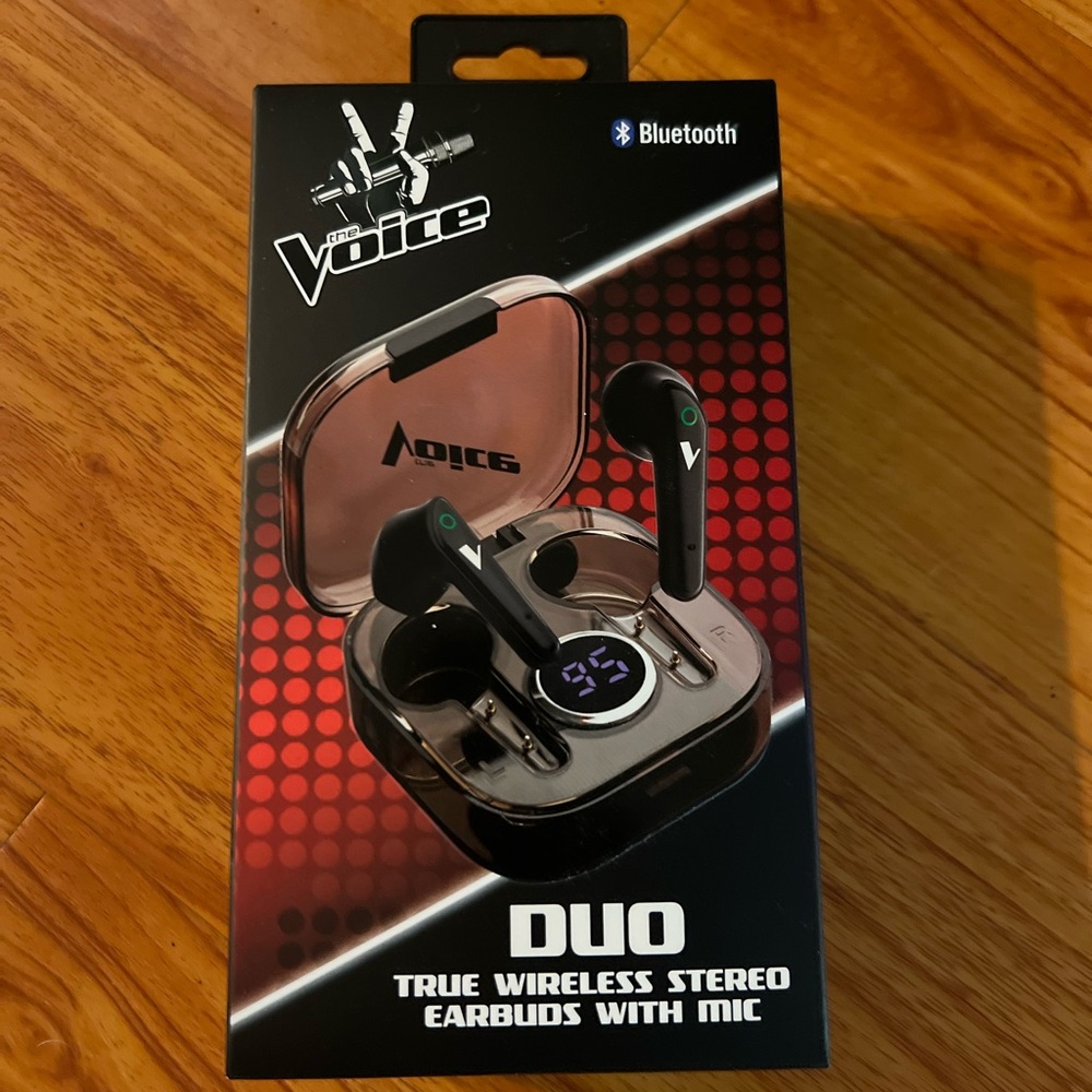 NWT. The Voice Duo True Wireless Stereo Earbuds